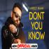 Don't You Know - Amrit Maan Poster